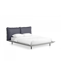 Кровать barcelona серый 203x105x242 см Ogogo