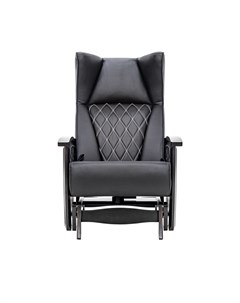 Кресло глайдер кристалл черный 73x110x90 см Комфорт