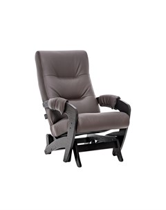 Кресло глайдер элит коричневый 57x95x87 см Комфорт