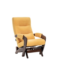 Кресло глайдер элит желтый 57x95x87 см Комфорт