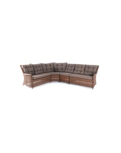 Модульный диван бергамо коричневый 90 см Outdoor
