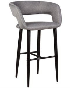 Кресло барное walter свсер черный серый 57x99x55 см R-home