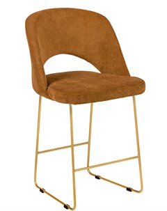 Кресло полубарное lars кор линкзолот коричневый 49x95x58 см R-home