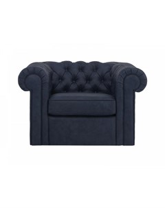 Кресло chesterfield синий 115x73x105 см Ogogo