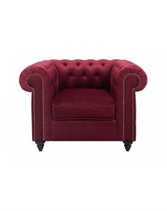 Кресло chester classic красный 107x75x80 см Ogogo
