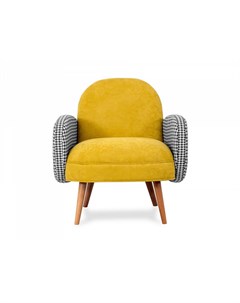 Кресло bordo желтый 74x80x82 см Ogogo
