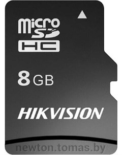 Карта памяти microSDHC 8GB с SD адаптером HS TF C1 STD 8G Adapter Hikvision