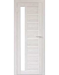 Межкомнатная дверь Бона 04 80x200 лиственица сибиу стекло белое Юни двери