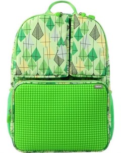 Школьный рюкзак Joyful Kiddo WY A026 зеленый с рисунком 80859 Upixel
