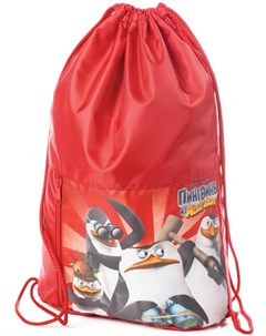 Мешок для сменной обуви Пингвины из Мадагаскара 34х45 NMn_20273 Hatber
