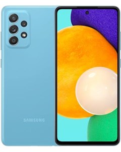 Мобильный телефон Galaxy A52 SM A525F DS 8GB 256GB синий Samsung