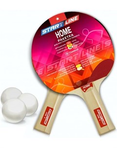 Набор для настольного тенниса Home 1 2 ракетки 3 мяча сетка крепеж 711786 Start line