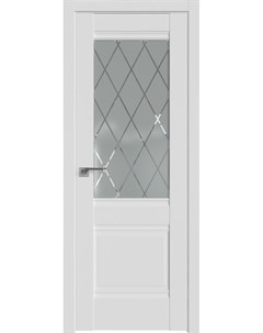 Межкомнатная дверь Классика 2U 70x200 аляска ромб Profildoors