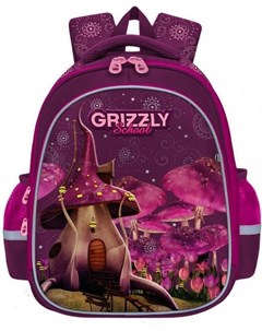 Школьный рюкзак RAz 086 7 фиолетовый Grizzly