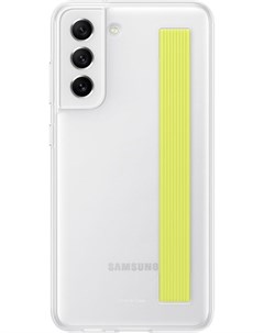 Чехол для телефона Slim Strap Cover S21 FE White EF XG990CWEGRU Samsung