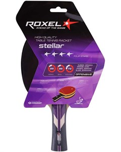 Ракетка для настольного тенниса 4 Stellar коническая Roxel