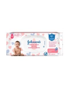 Влажные салфетки детские Johnson's baby