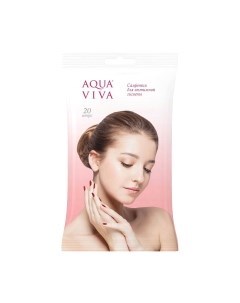 Влажные салфетки для интимной гигиены Aqua viva