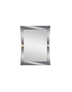 Зеркало прямоугольное с золотыми вставками серый 79x102x2 см Garda decor