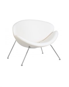 Кресло дизайнерское emily белый 81x72x78 см Dobrin
