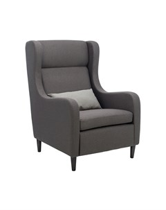 Кресло хилтон серый 70x102x86 см Leset