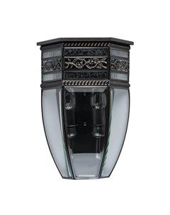 Уличный настенный светильник корсо серый 25x32x10 см Chiaro
