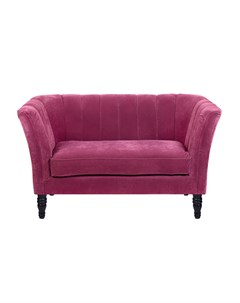 Дизайнерскийй двухместный диван dalena violet розовый 150x83x86 см Mak-interior