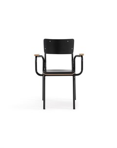 Кресло hiba черный 61x85x55 см Laredoute
