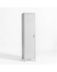 Шкаф для одежды металлический hiba белый 43x180x50 см Laredoute