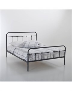 Кровать двуспальная с бортом asper черный 166x105x206 см Laredoute