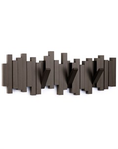 Вешалка настенная sticks коричневый 51x18x3 см Umbra