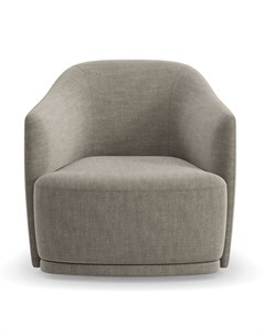 Поворотное кресло lenox серый 75x72x80 см Olta