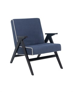 Кресло для отдыха вест синее синий 64x80x80 см Комфорт