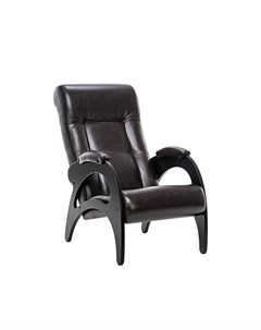 Кресло для отдыха модель 41 черное черный 59x92x92 см Комфорт