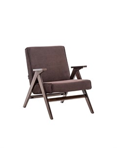 Кресло для отдыха вест коричневое коричневый 64x80x80 см Комфорт