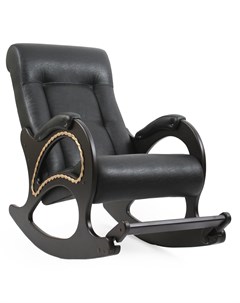 Кресло качалка модель 44 черный 60x92x100 см Комфорт