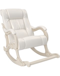 Кресло качалка модель 77 белый 67x98x135 см Комфорт