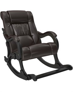 Кресло качалка модель 77 черный 67x98x135 см Комфорт