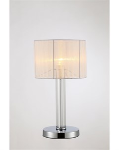 Настольная лампа claim серебристый 25x45 см Moderli