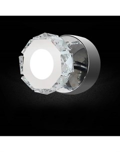 Светодиодный настенный светильник luna белый 10x15x10 см Moderli