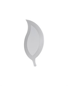 Светодиодный настенный светильник leaf белый 14x32x5 см Moderli