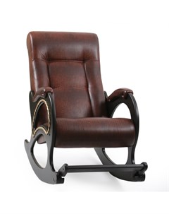 Кресло качалка модель 44 коричневый 60x92x100 см Комфорт