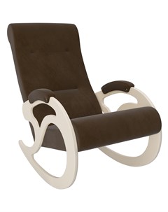 Кресло качалка модель 5 коричневый 59x89x105 см Комфорт
