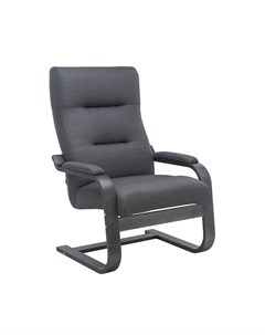 Кресло оскар серый 68x100x80 см Leset