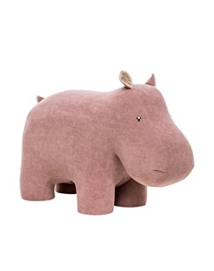 Пуф hippo розовый 40x65x90 см Leset