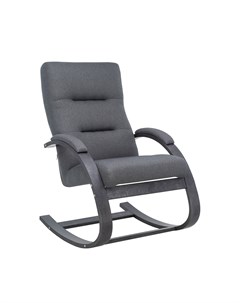 Кресло качалка милано серый 68x100x80 см Leset