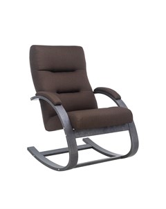 Кресло качалка милано коричневый 68x100x80 см Leset