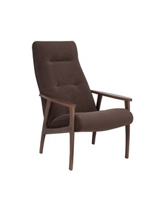 Кресло remix коричневый 63x100x95 см Leset