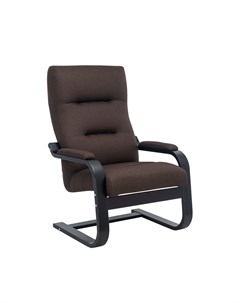 Кресло оскар коричневый 68x100x80 см Leset