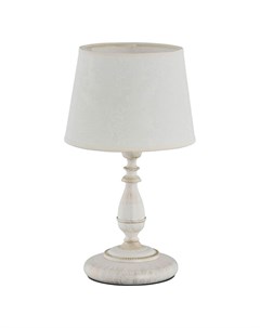 Настольная лампа roksana white белый 35 см Alfa